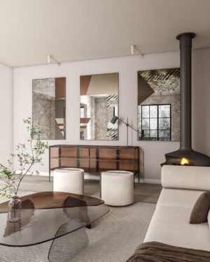 RIVA GLASS COFFEE TABLE