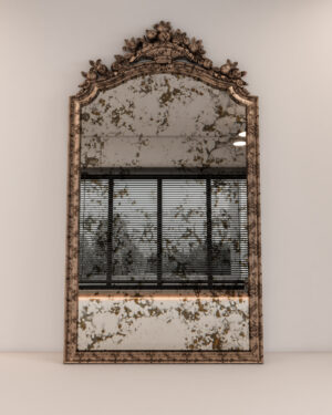 BAROQUE GRANDEUR ANTIQUED MIRROR