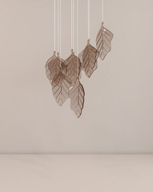VERRE LEAF CHANDELIER
